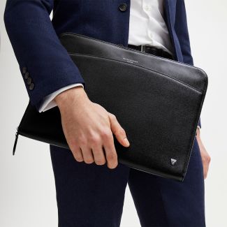 City Laptop Leather Folio Case