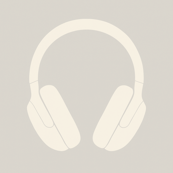 Offwhite headphones illustration